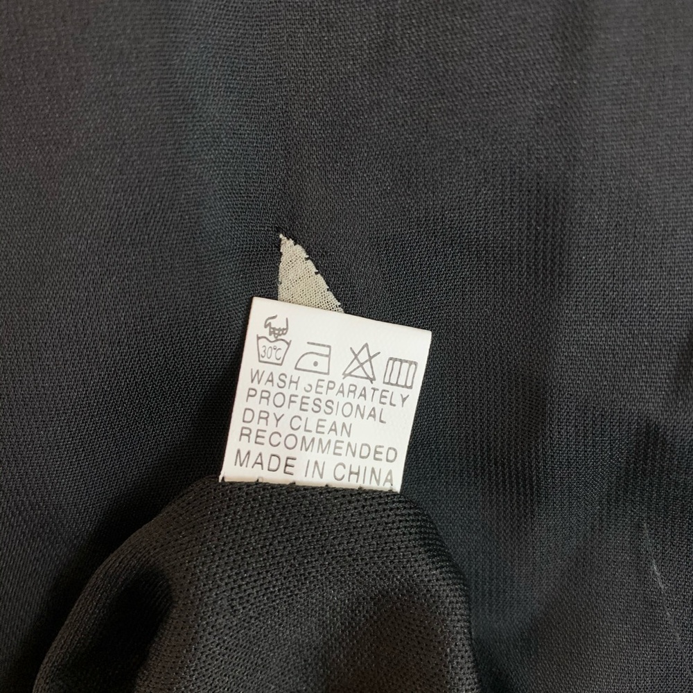 Ccf Black Sleeveless Round Neck Patchwork Dress M - image 6